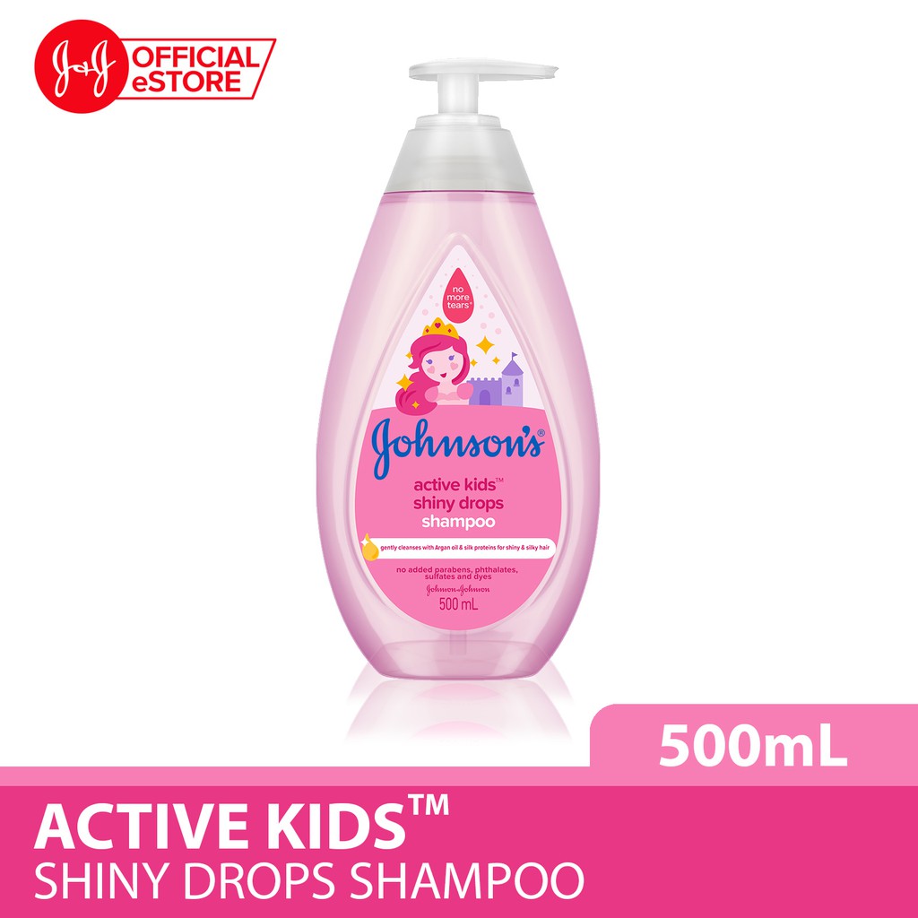 johnson shampoo shiny drops