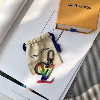 Lv Color Rainbow Keychain Lv Color Logo Bag Pendant | Shopee Singapore