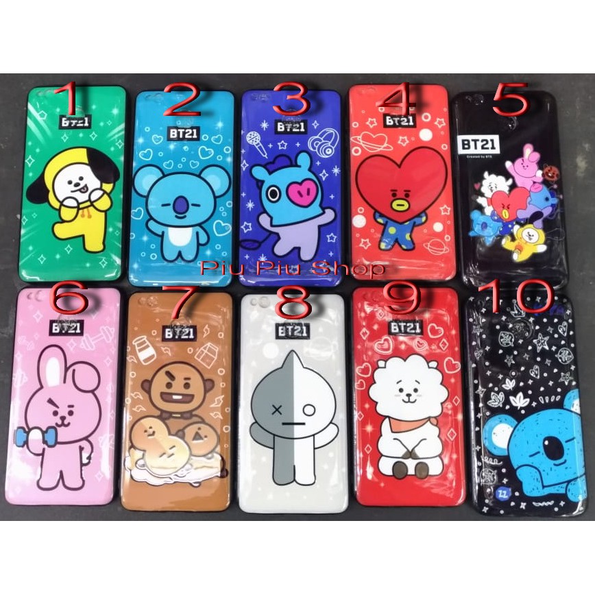 Case Fuze BT21 / BTS Xiaomi Redmi 6A, 8A, 8, Note 8, Pro