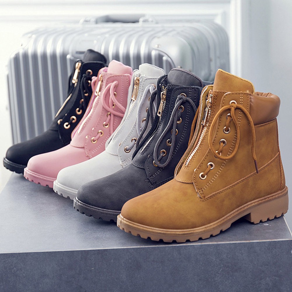 lace up winter ankle boots