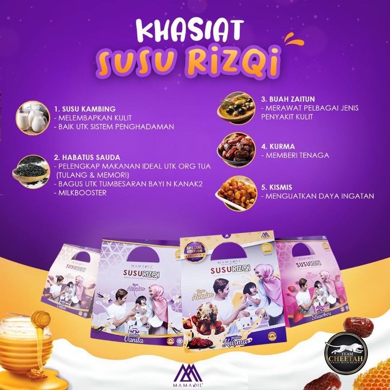 Shop Malaysia 5 10 Sachets Susu Rizqi Mamadil Original Ready Stock Shopee Singapore
