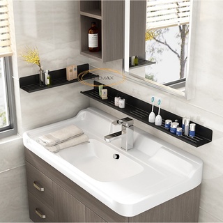 [SG Seller] Wall-mounted shelf for toilet. Faucet holder. Bathroom Mirror rack #1