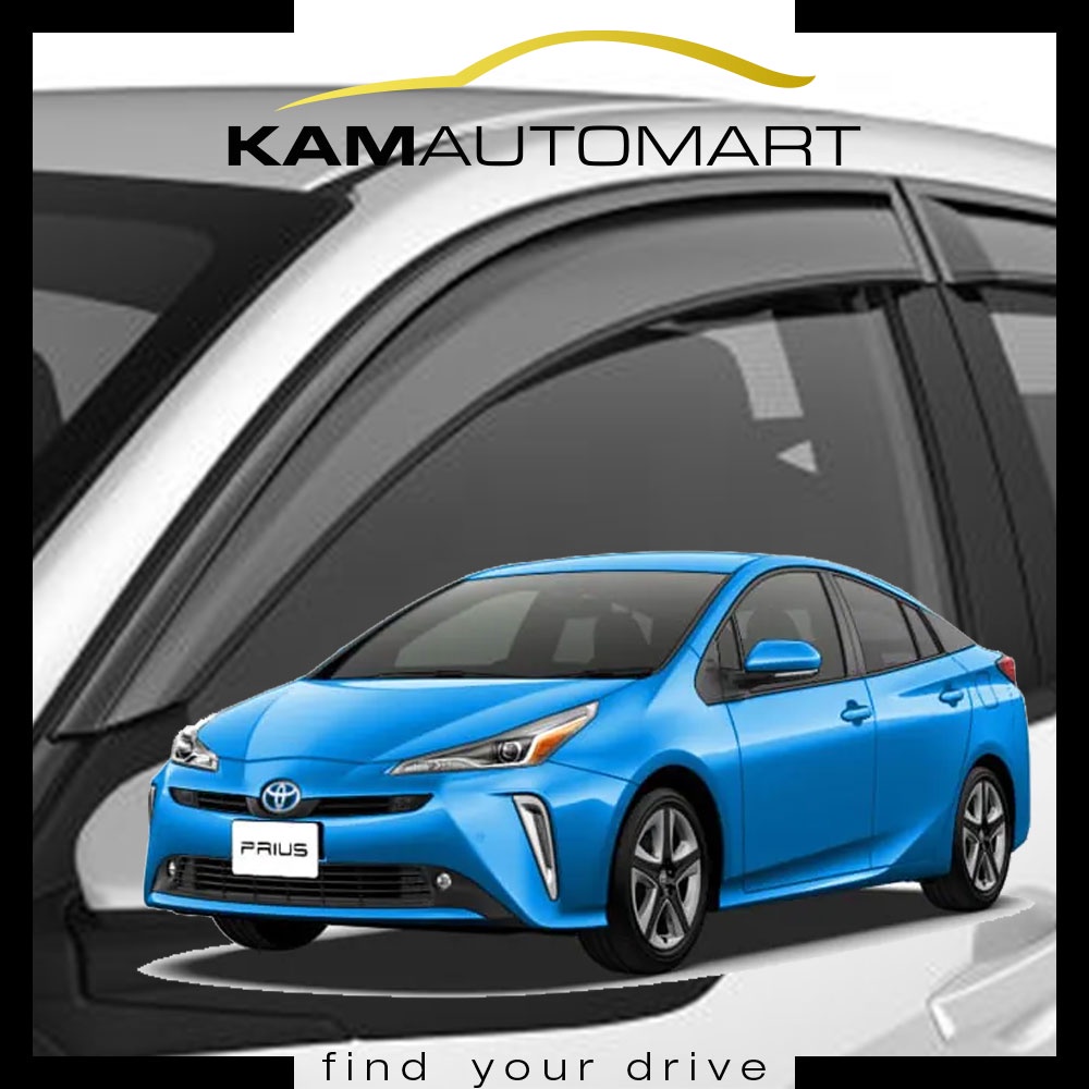 Toyota Prius (2016) - Car Window Door Visor Rain Deflector Guard (KAM AUTO MART PTE LTD)