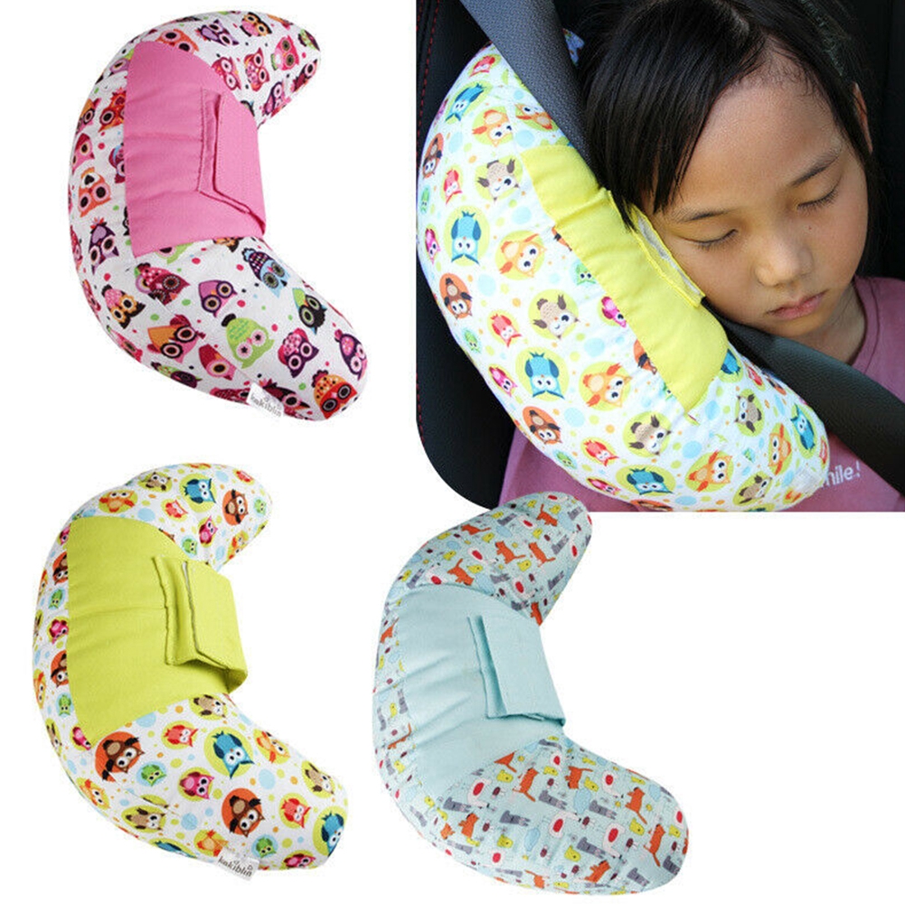 Shrink Proof Headrest Kids Shoulder Neck Soft Support Sleep Car