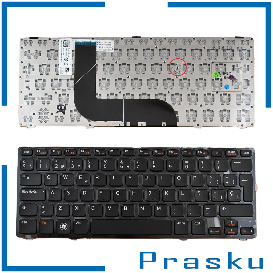 Spanish Laptop Keyboard Laptop Keyboard For Dell Inspiron 13z 5323 V3360 5423 14z 5423 14z 3360 1618l N411z 5323 Shopee Singapore