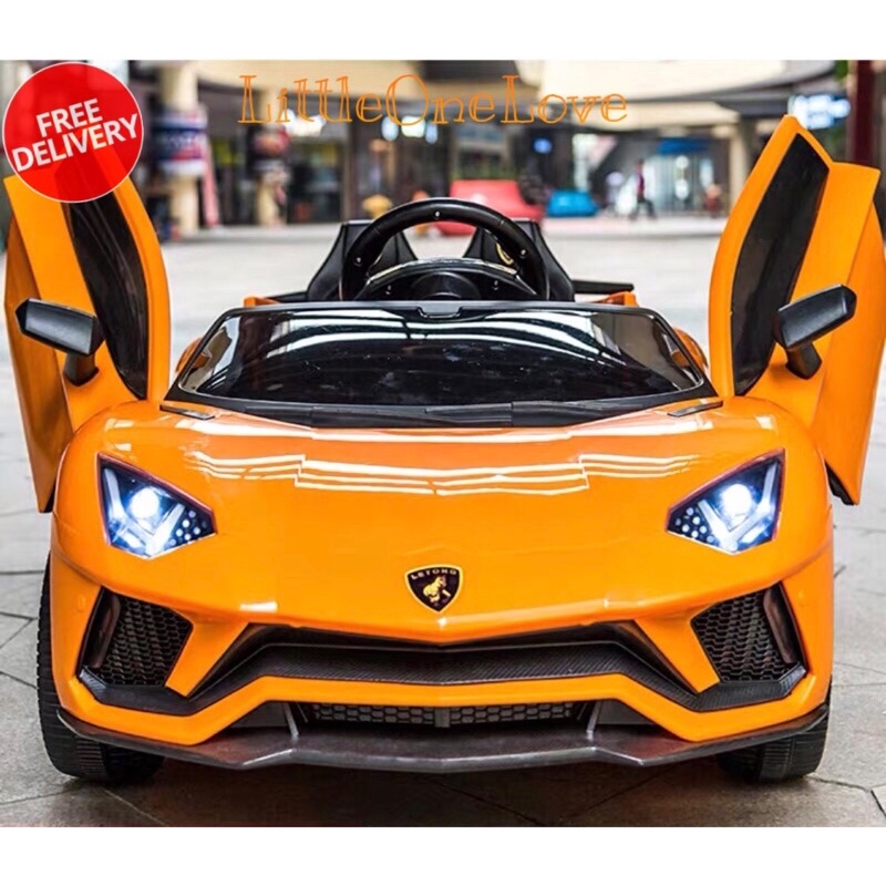 Lamborghini Kids Electric Car with Remote Control Kid Ride Kid Drive on