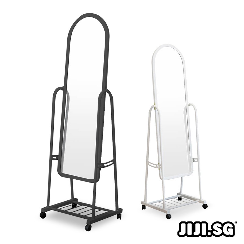 (JIJI SG) BASIC Standing Mirror (SelfAssembly) / Movable / Full length