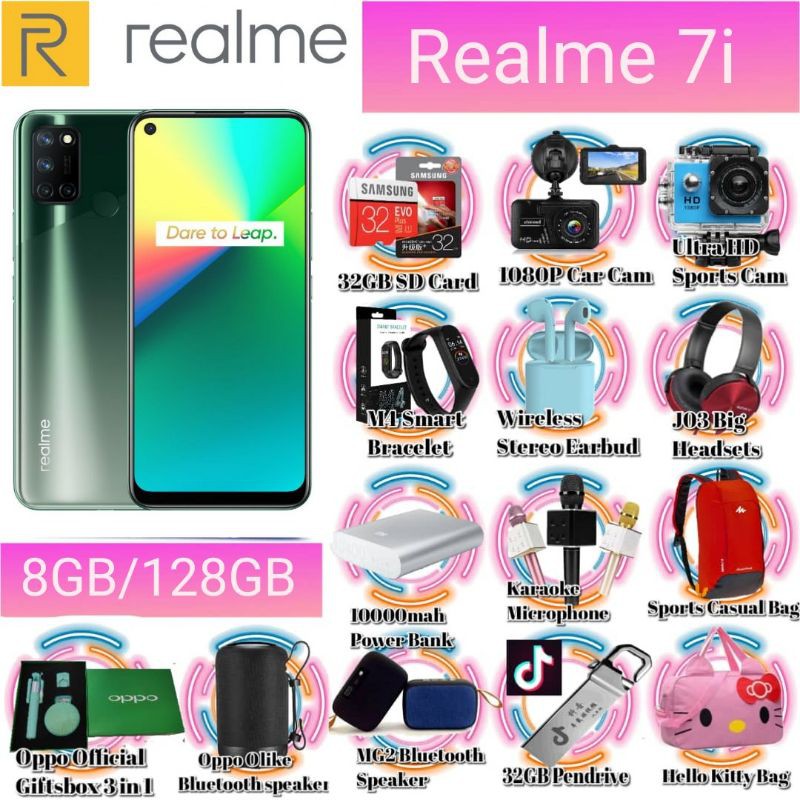 Realme 7i 8gb 128gb Rom Guarantee 100 From Realme Malaysia Warranty Shopee Singapore