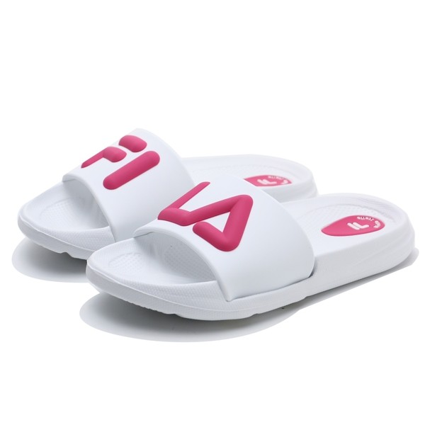 fila pink slippers