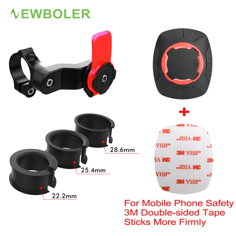 Bicycle Phone Holder 360° Rotatable Lock Type With 3M Doublesided Tape