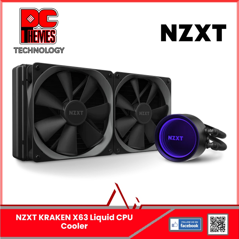 Nzxt Kraken X63 Liquid Cpu Cooler Shopee Singapore 9595