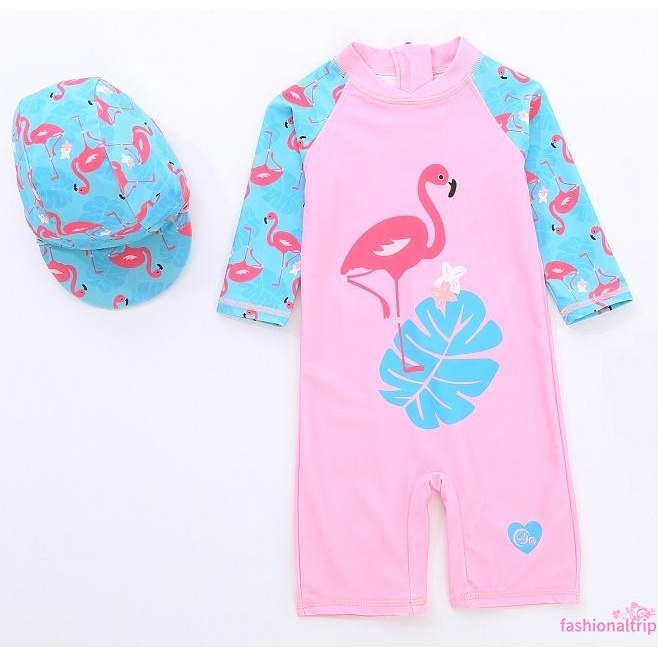 baby flamingo swimsuit