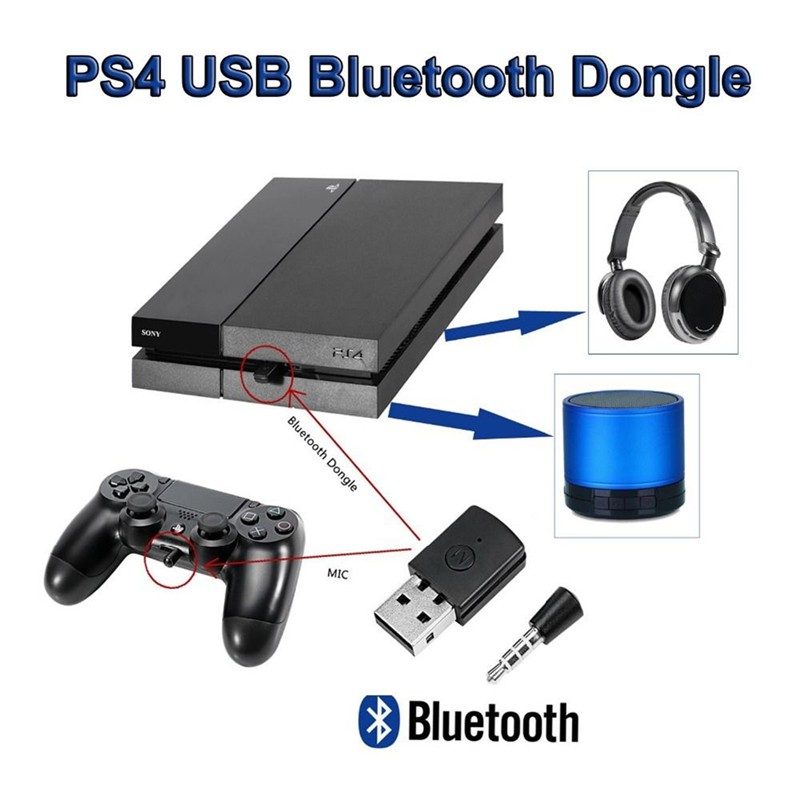 how to connect airpods to ps4 with dongle