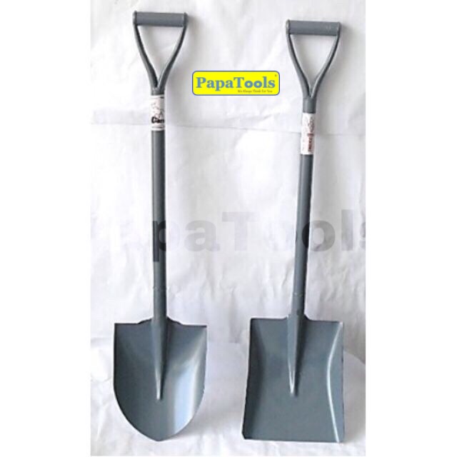 Shop Malaysia Round Square Local Shovel With Steel Handle Skop Pasir Shopee Singapore