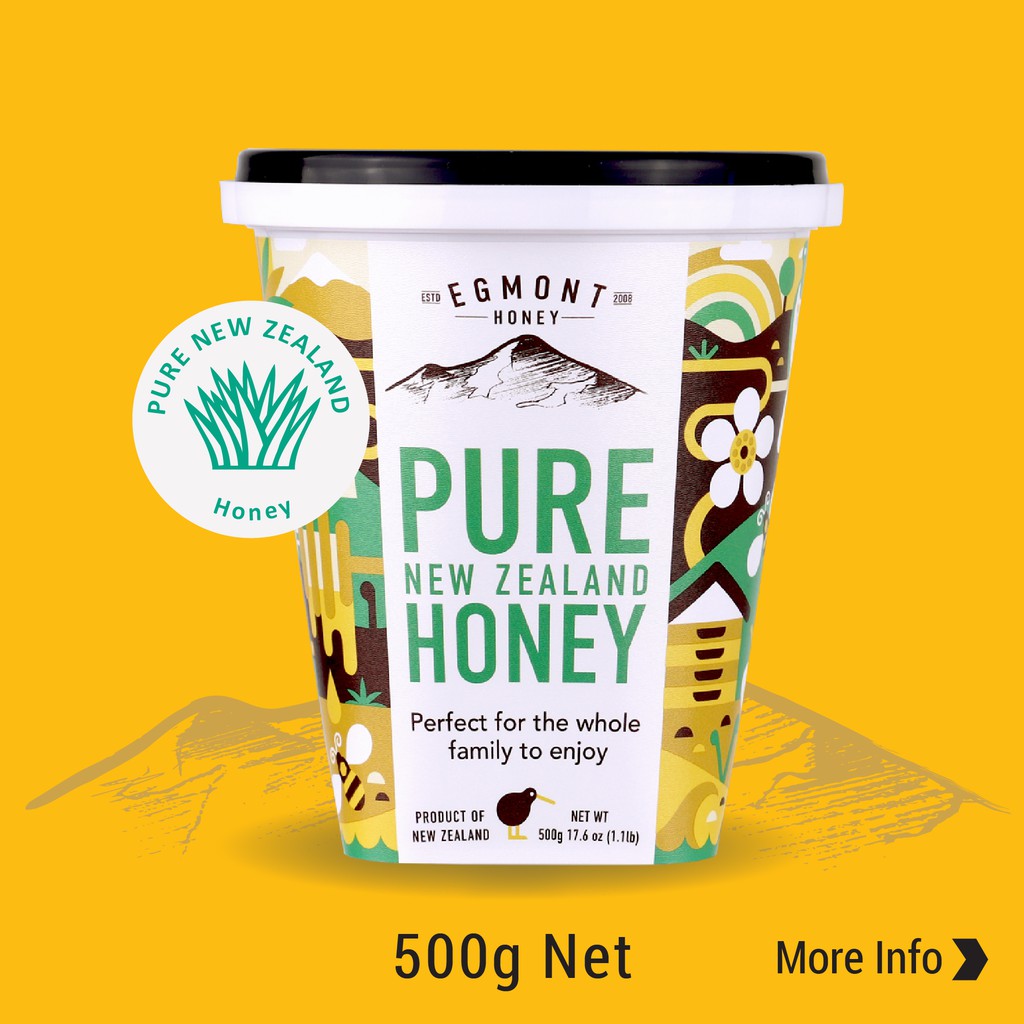 Egmont Pure New Zealand Honey 500g Shopee Singapore