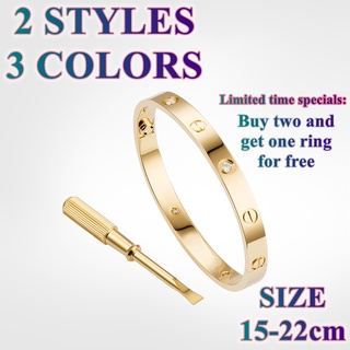 Byqone Love Bracelet Buckle Bangle Bracelet with Screwdriver Screw Bracelet 18k Titanium Steel Bracelet