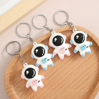 Image of 3D Creative Inspiration Space Astronaut Exquisite Bag Pendant Silicone Jewelry Keychain