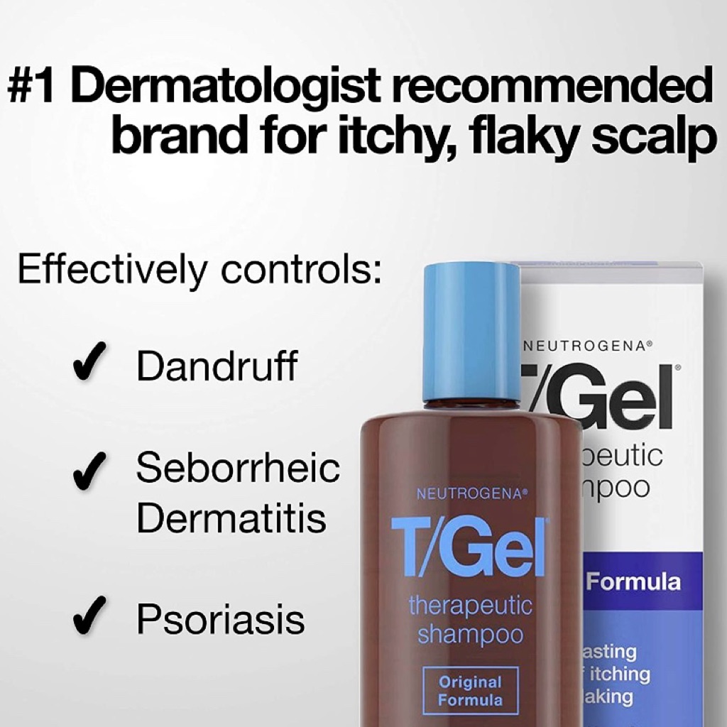 Neutrogena T Gel Coal Tar T Sal Salicylic Acid Therapeutic Shampoo Shopee Singapore