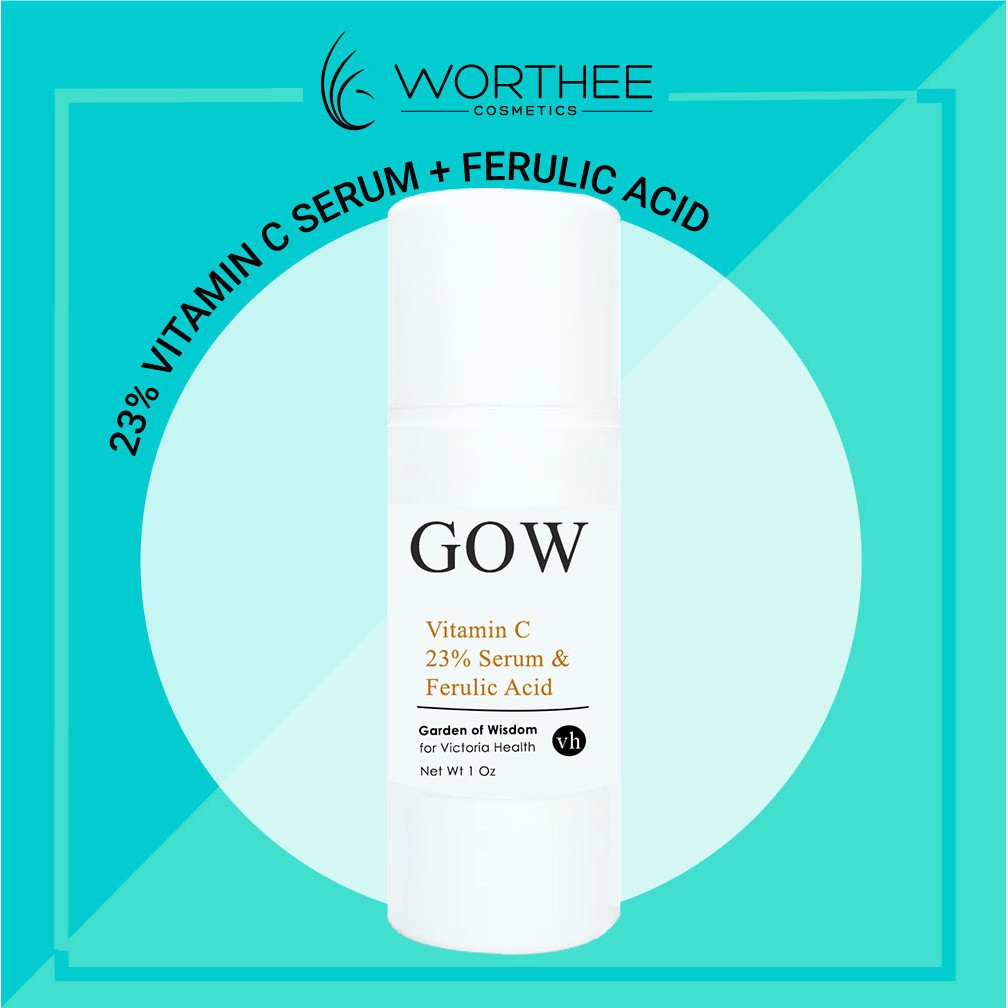 Garden Of Wisdom Vitamin C Serum 23 Ferulic Acid Shopee Singapore