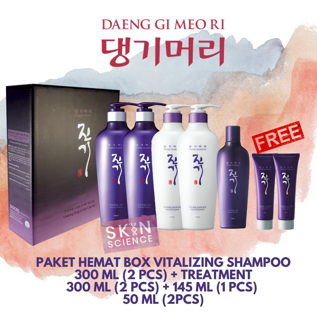 Daeng Gi Hayu Ri Vitahayu Shampoo Hair Growth Treatment Hair Loss Care Package Shopee Singapore