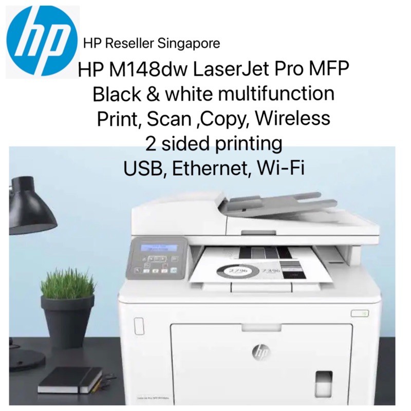 hp m148dw wireless setup