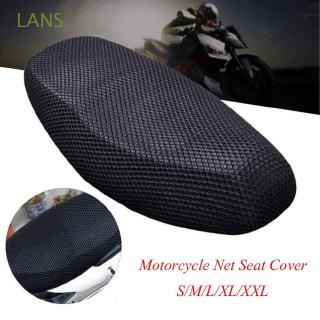 LANS Practical Durable Breathable Black Cooling Motorcycle Net Seat Cover