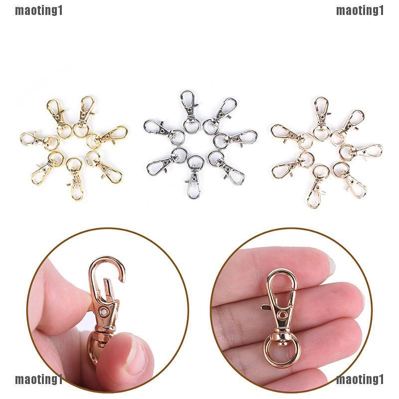 10 Pcs HIgh Quality Accessories Women Bags Hook Lobster Clasps Key Chain Bag SG