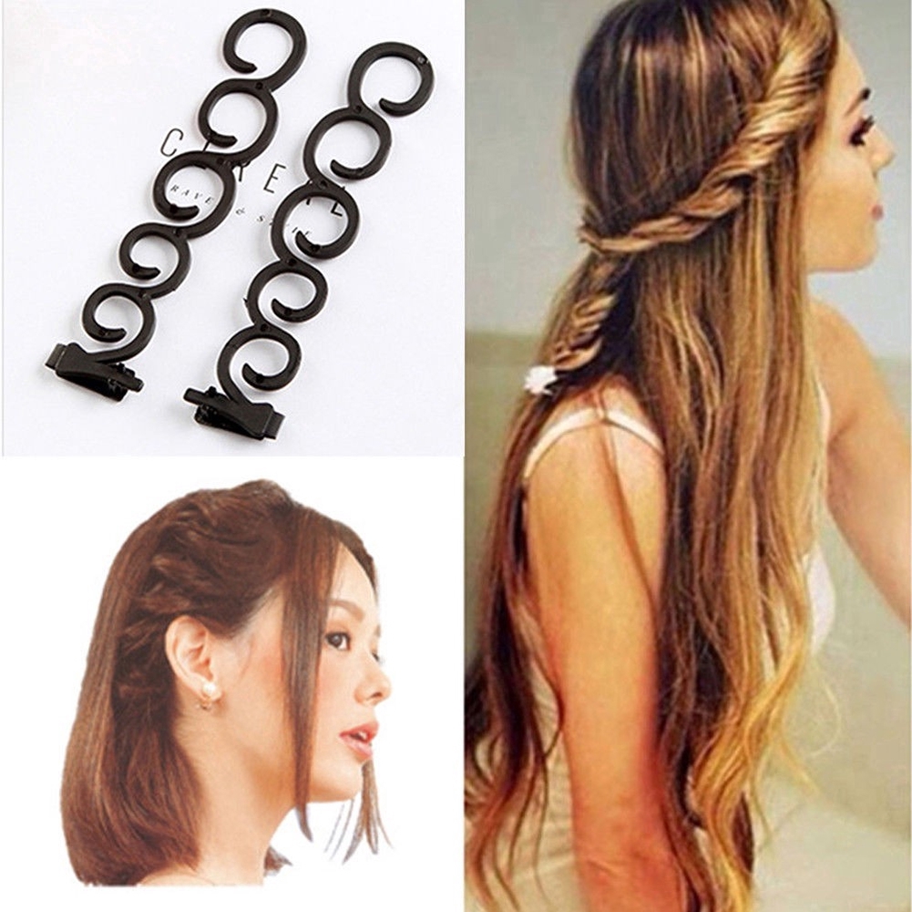 Twist Plait Styling Women Magic Pp Diy Hair Braid Hairstyle Clip 1