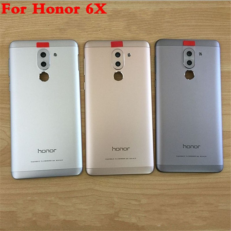 For Huawei Honor 6x Rear Back Battery Cover Housing With Power Volume Buttons Shopee Singapore