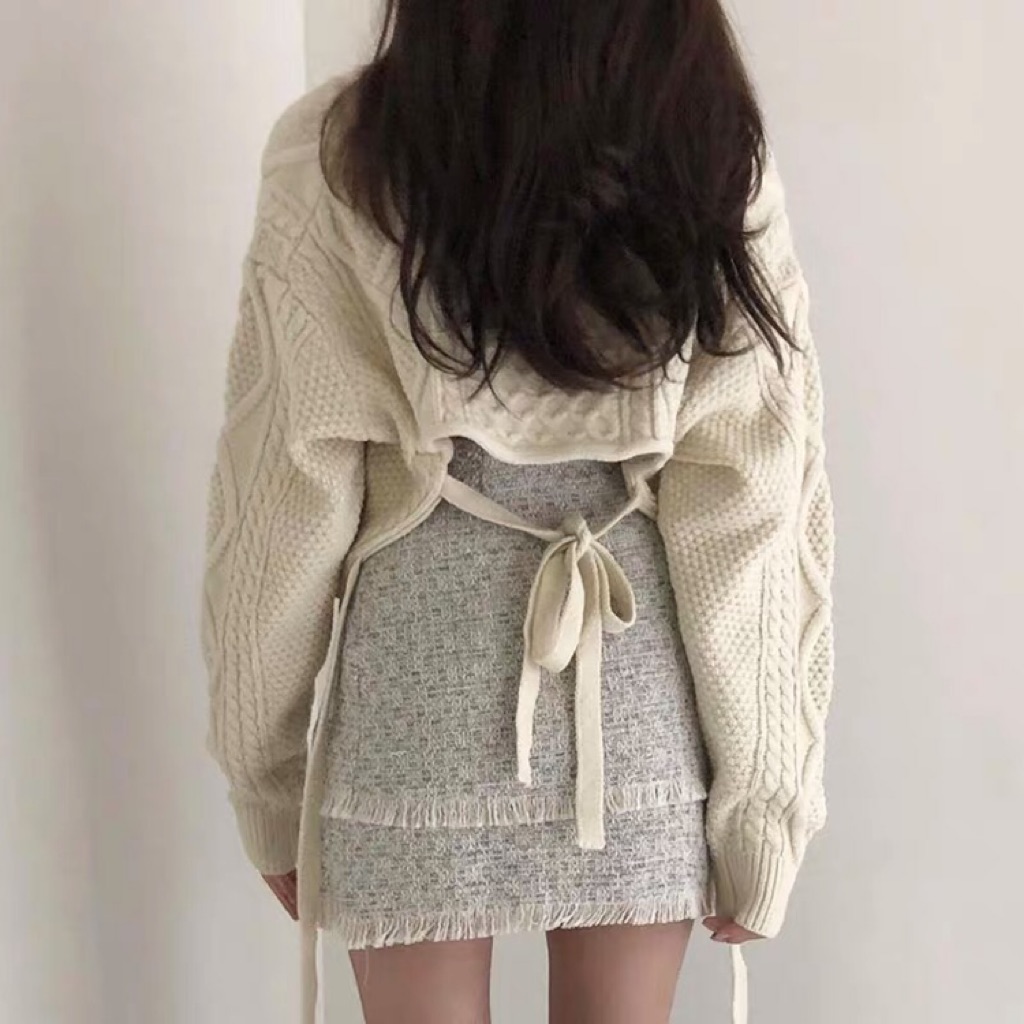 tie back cardigan