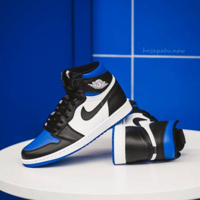 Nike Air Jordan 1 Retro High Og Royal Toe Pk Shopee Singapore
