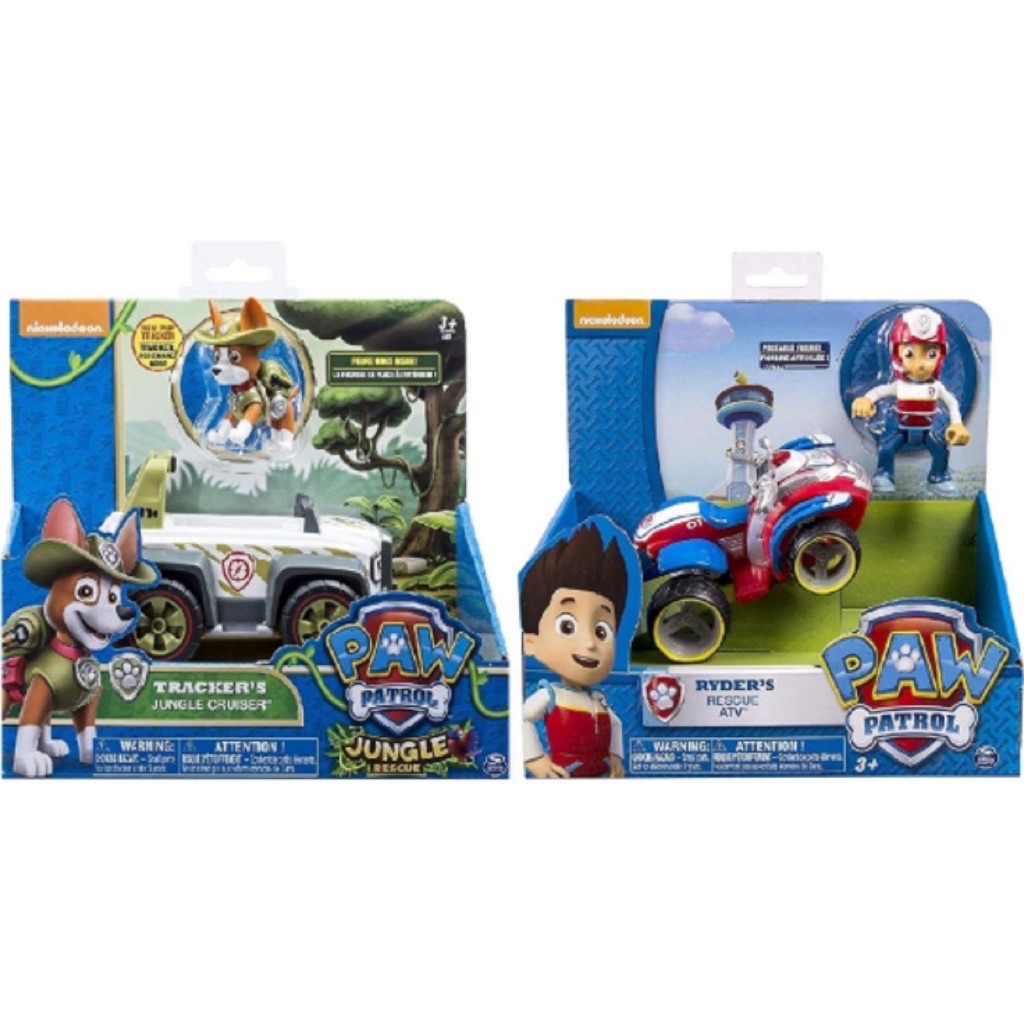 paw patrol tracker toy and vehicle