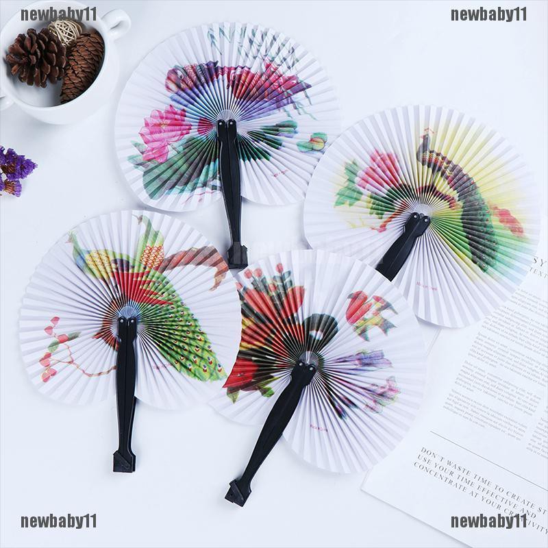 mini paper hand fans