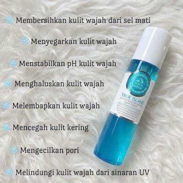 True Island Alaska Glacier Water Aqua Toner Shopee Singapore