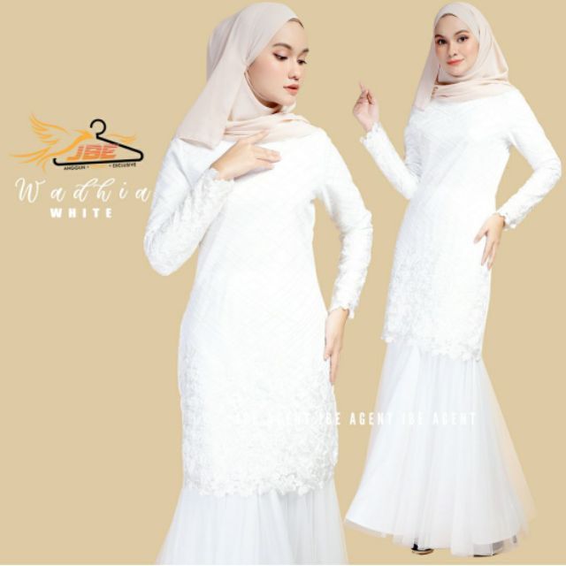 S M L XL 2XL KURUNG MODEN LACE RAYA TUNANG NIKAH  