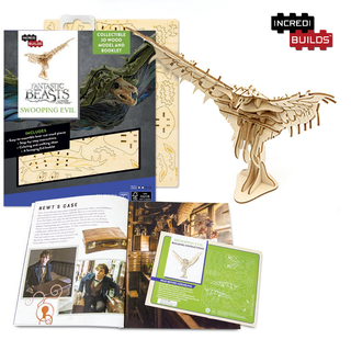 IncrediBuilds Fantastic Beasts Swooping Evil 3D Wooden Puzzle for Adults and Kids. Ki-Gu-Mi Wooden Art. Best Gift.