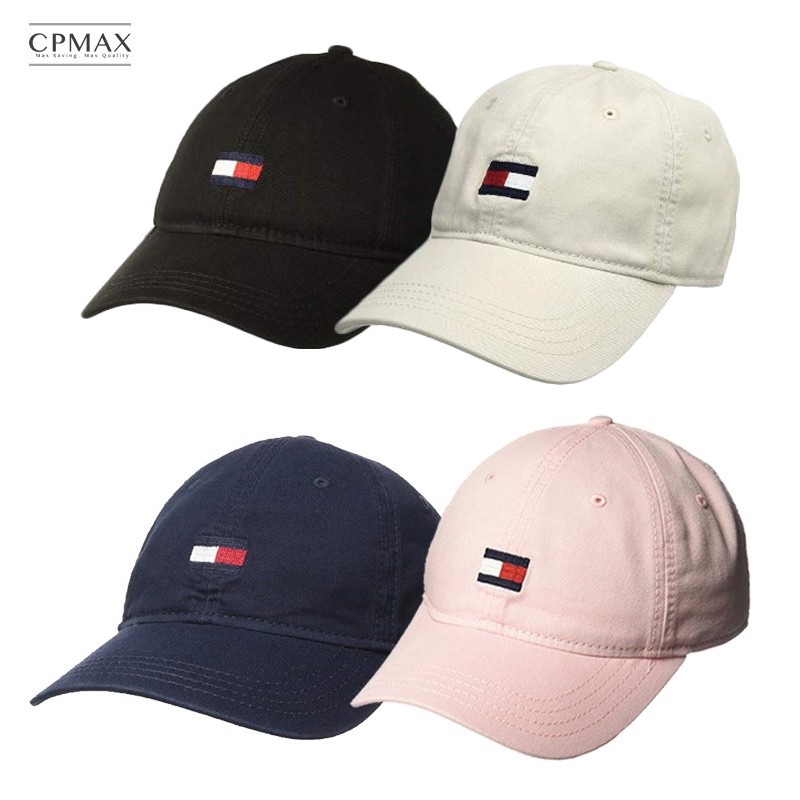 tommy hilfiger men's logo dad baseball cap