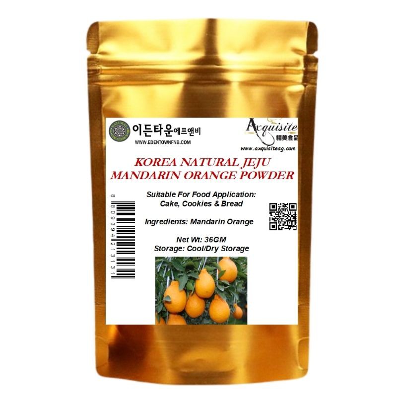 Edentown Korea Natural Jeju Mandarin Orange Flavouring Powder 36g