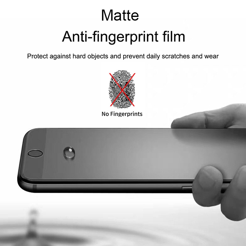Matte Privacy Anti-Bluelight Clear Screen Protector For iPhone 4 5 iPhone7Plus 8Plus 11ProMax XSMAX XS XR X 8 7 6 6s 8 7 6s Tempered Glass