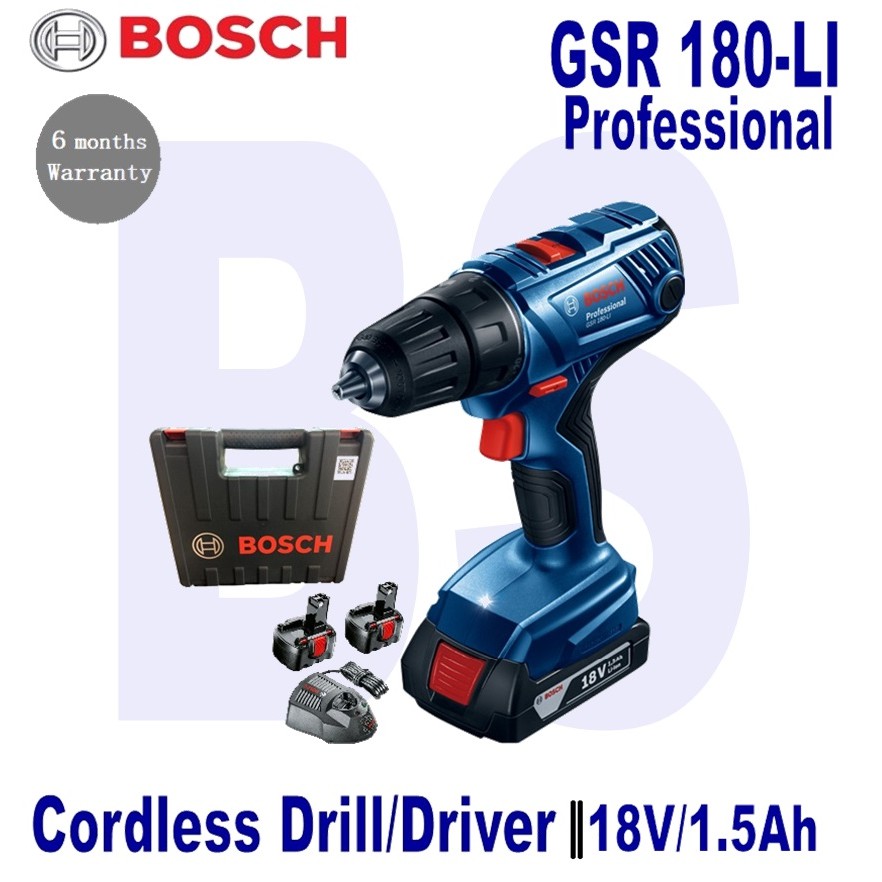 BLACK FRIDAY SALE-BOSCH Cordless Drill/Driver 18V (GSR 180-Li