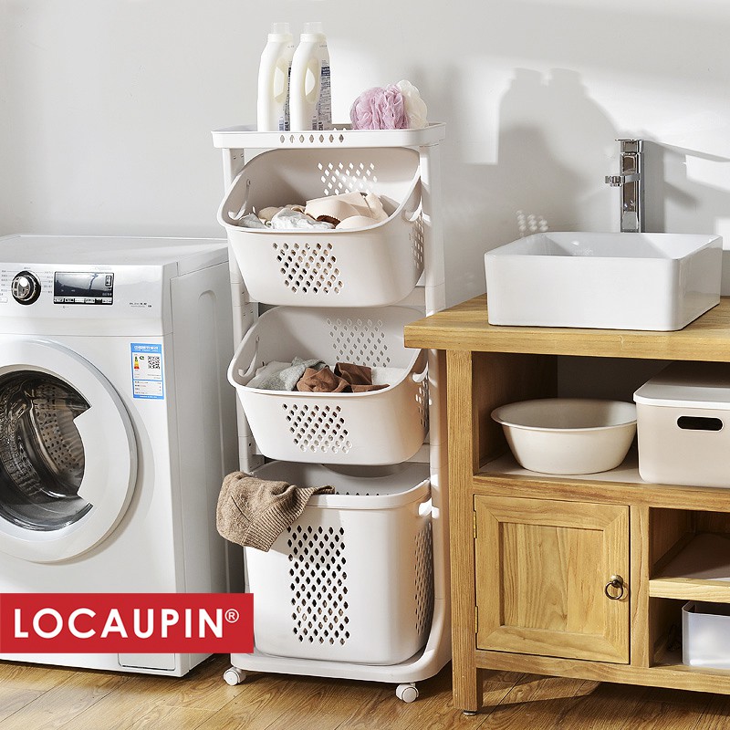 bathroom laundry basket