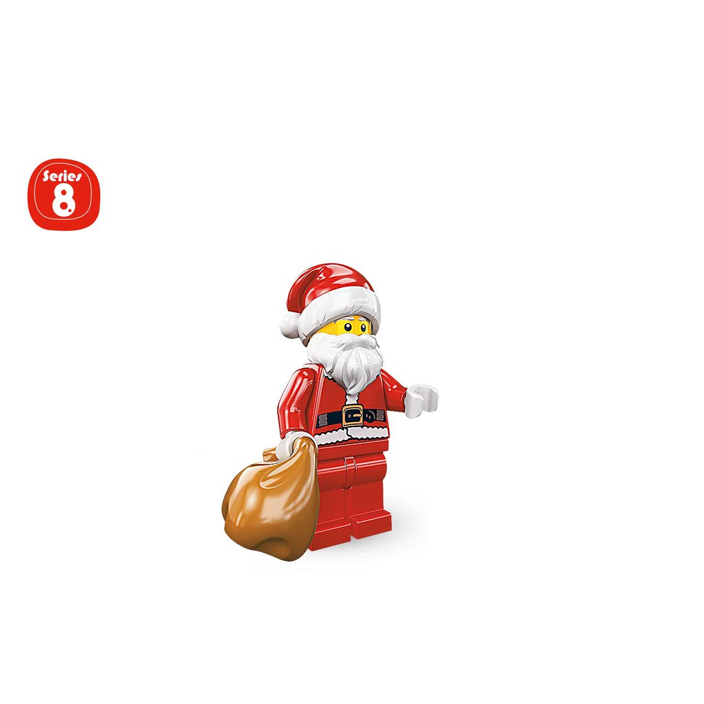 lego santa claus minifigure