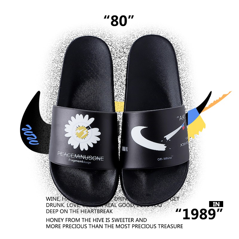 branded slippers