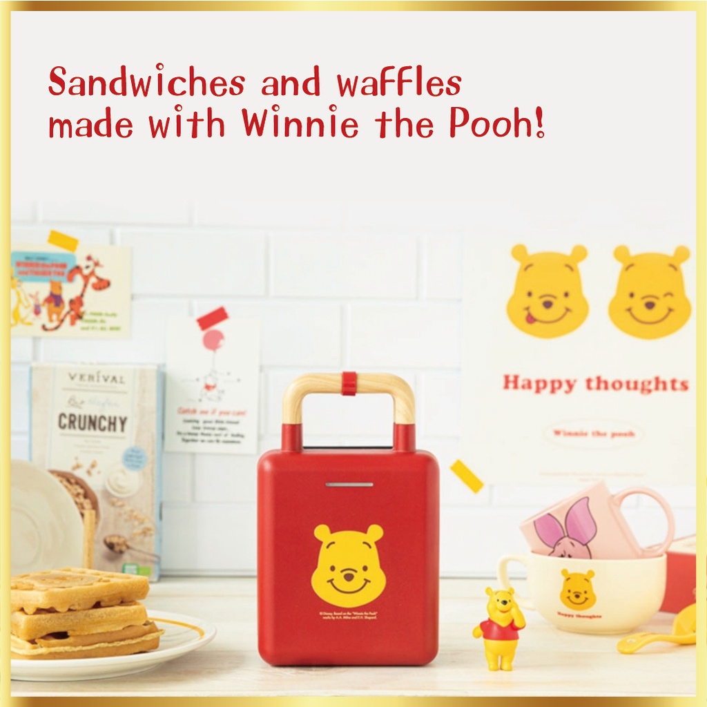 Disney Winnie the Pooh Sandwich & Waffle Maker Shopee Singapore