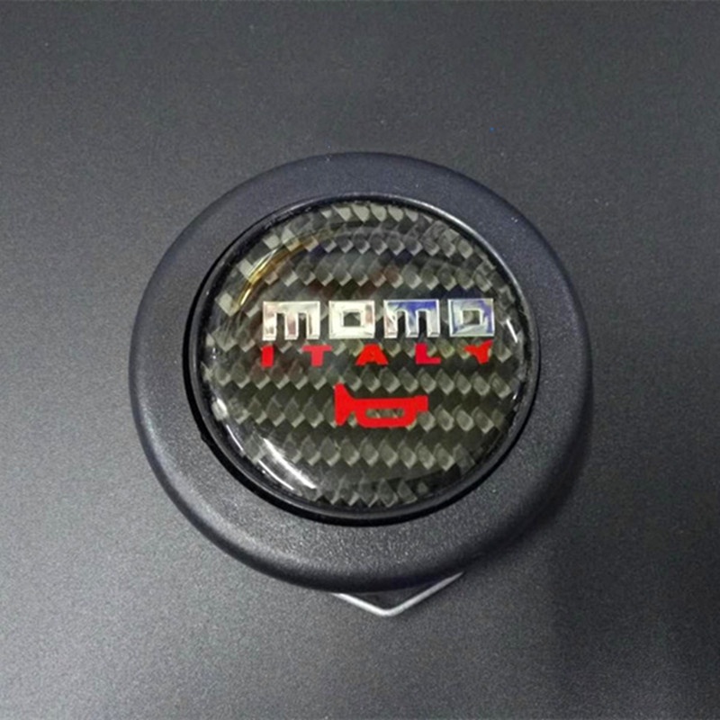 Carbon Fiber Momo Steering Wheel Horn Button Racing Horn Switch Push Cover Shopee Singapore