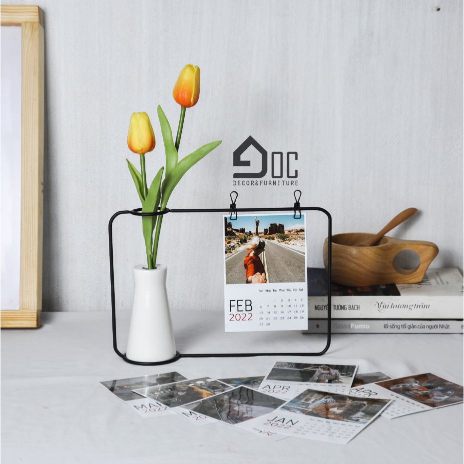 Cua Calendar Fall 2022 2022 Desktop Calendar Printed Individual Photos As Required As Decorative  Gifts | Shopee Singapore