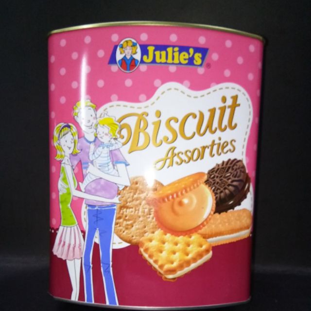 Julie S Assorted Biscuits Tin 530g Shopee Singapore