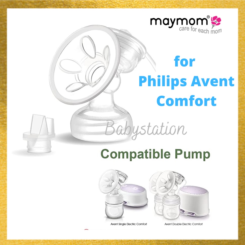 Flange Kit for Philips Avent Comfort Breastpump, Flange, Valve, Tube