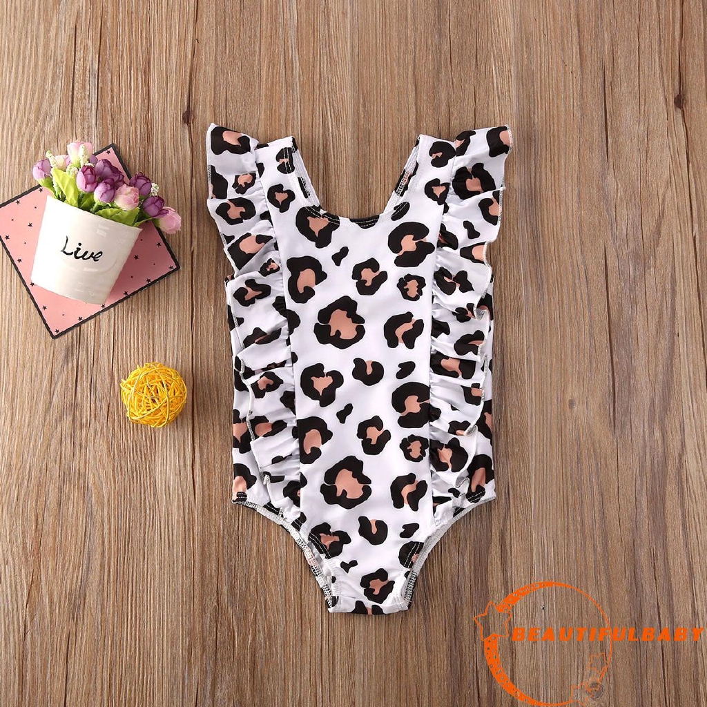 baby girl leopard swimsuit