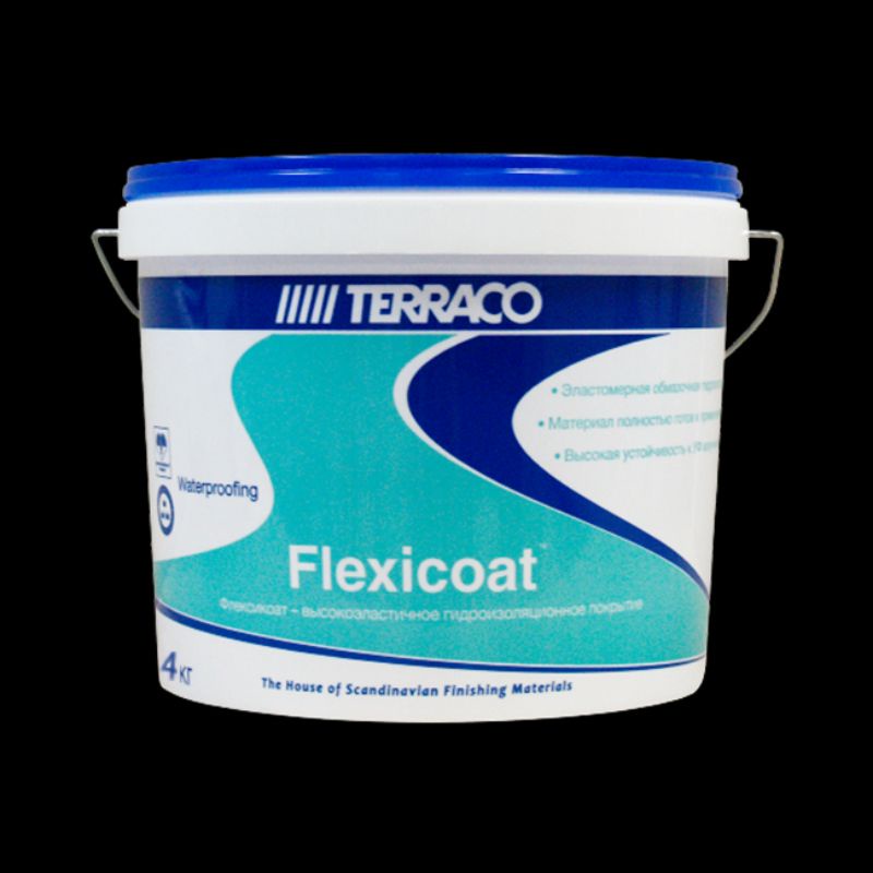 Flexicoat Terraco - Waterproof to crack roofs, UV-resistant walls 5kg ...
